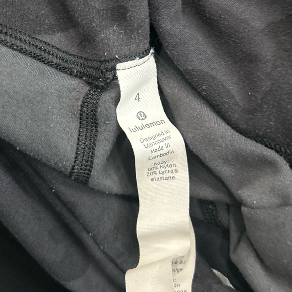 Lululemon Camo Align Full Length Leggings xs small Size 4 - Picture 4 of 5